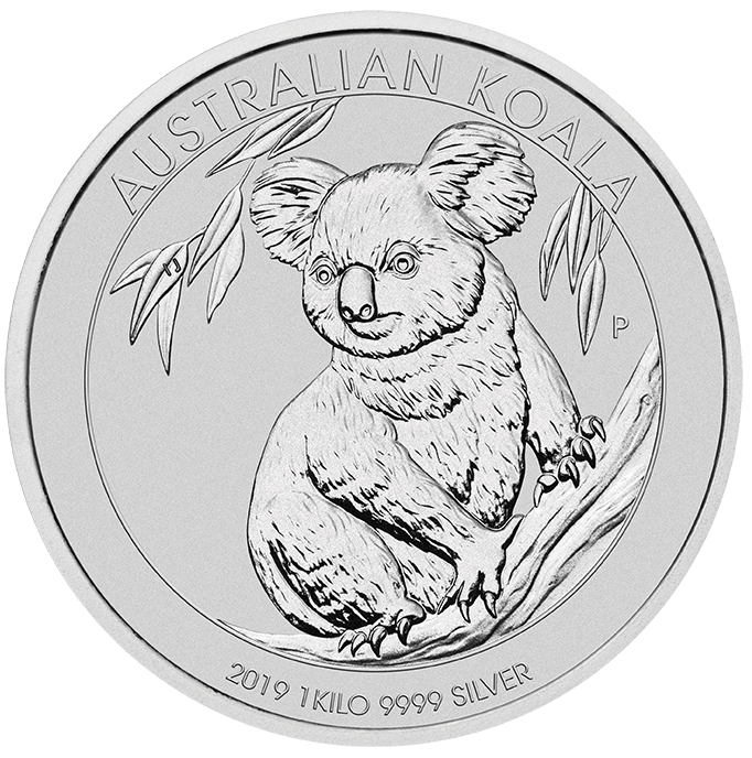 Koala 1 Kilo Silbermünze 2019 differenzbesteuert