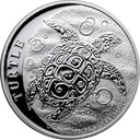 Niue Schildkröte 1 Unze Silbermünze 2022 | differenzbesteuert