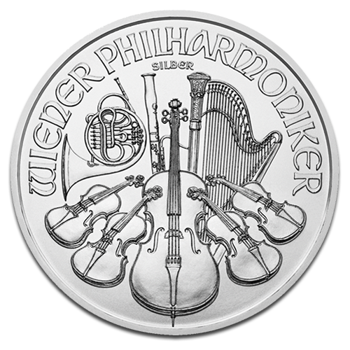 Wiener Philharmoniker 1 Unze Silbermünze 2017 differenzbesteuert
