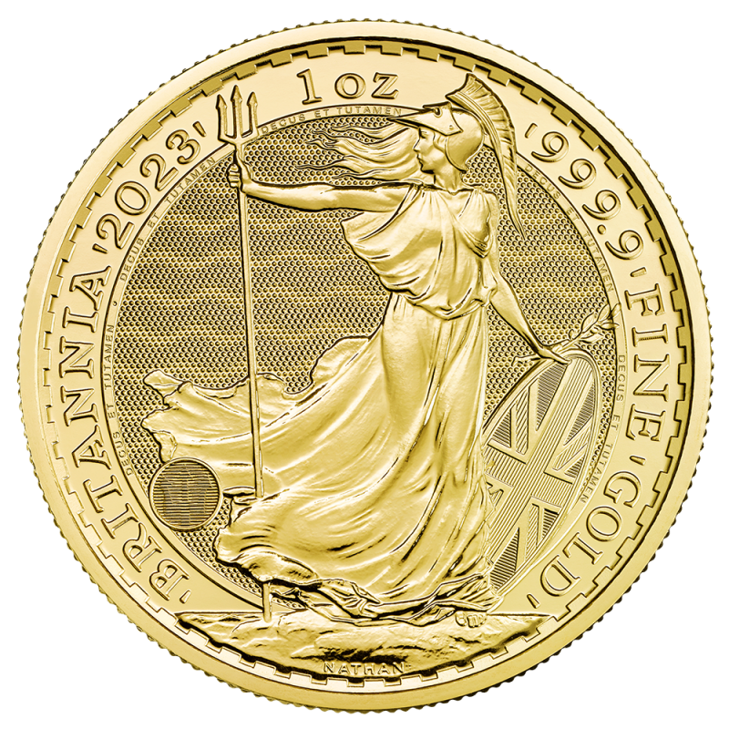 Britannia Elisabeth 1 Unze Goldmünze 2023