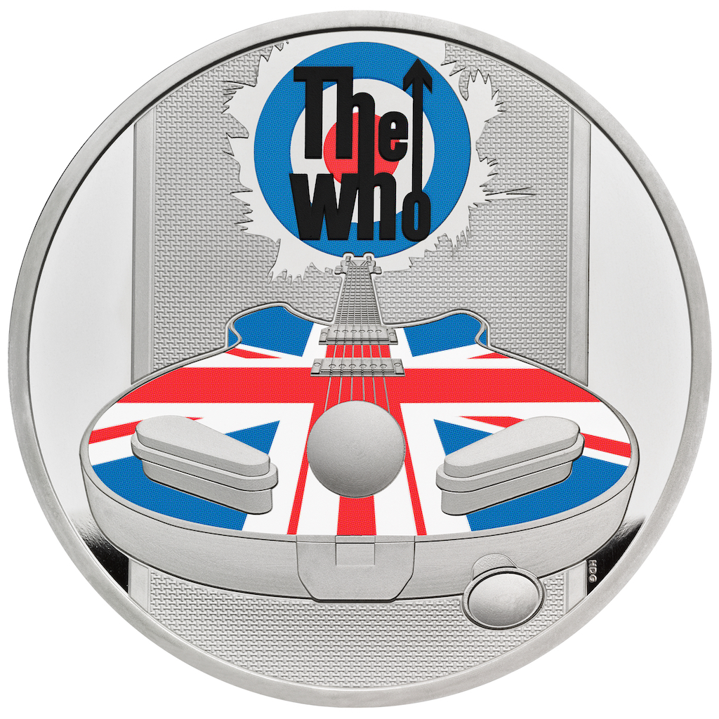 Musik-Legenden - The Who Proof 1 Unze Silbermünze 2021 | differenzbesteuert