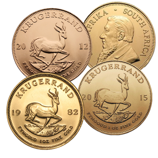 Krügerrand 1 Unze Goldmünze | verschiedene Jahre