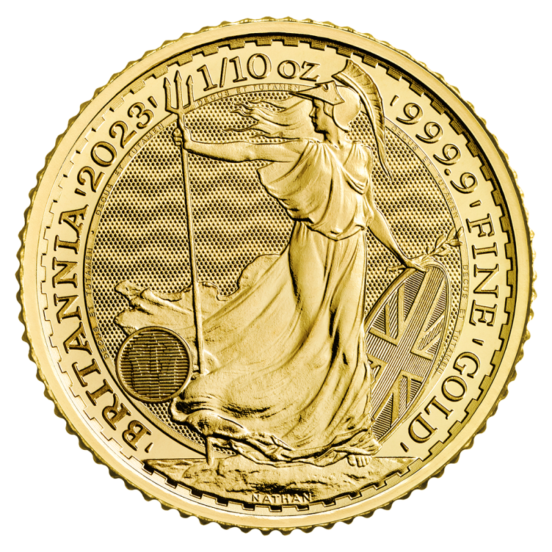 Britannia Elisabeth 1/10 Unze Goldmünze 2023