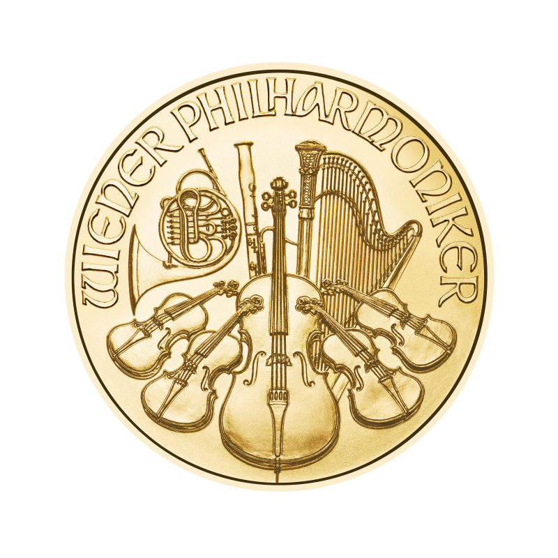 Wiener Philharmoniker 1 Unze Goldmünze 2023