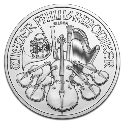 Wiener Philharmoniker 1 Unze Silbermünze - verschiedene Jahre | differenzbesteuert