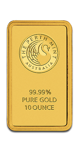 10oz Goldbarren | Perth Mint mit Zertifikat - Känguru
