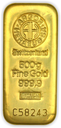 500 Gramm Goldbarren | Argor-Heraeus - gegossen