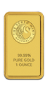 1oz Goldbarren Perth Mint mit Zertifikat
