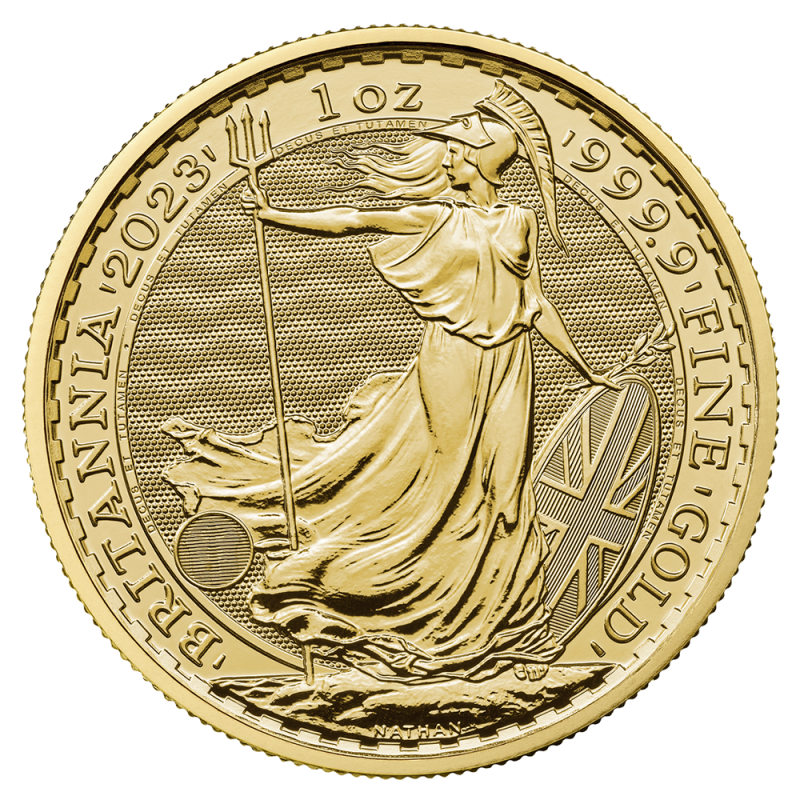 Britannia King Charles III 1 Unze Goldmünze 2023