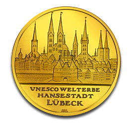 100 Euro Lübeck 1/2oz Goldmünze 2007 | Deutschland