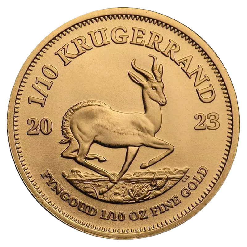 Krügerrand 1/10 Unze Goldmünze 2023