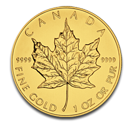 Maple Leaf 1 Unze Goldmünze verschiedene Jahre