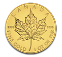 Maple Leaf 1 Unze Goldmünze verschiedene Jahre