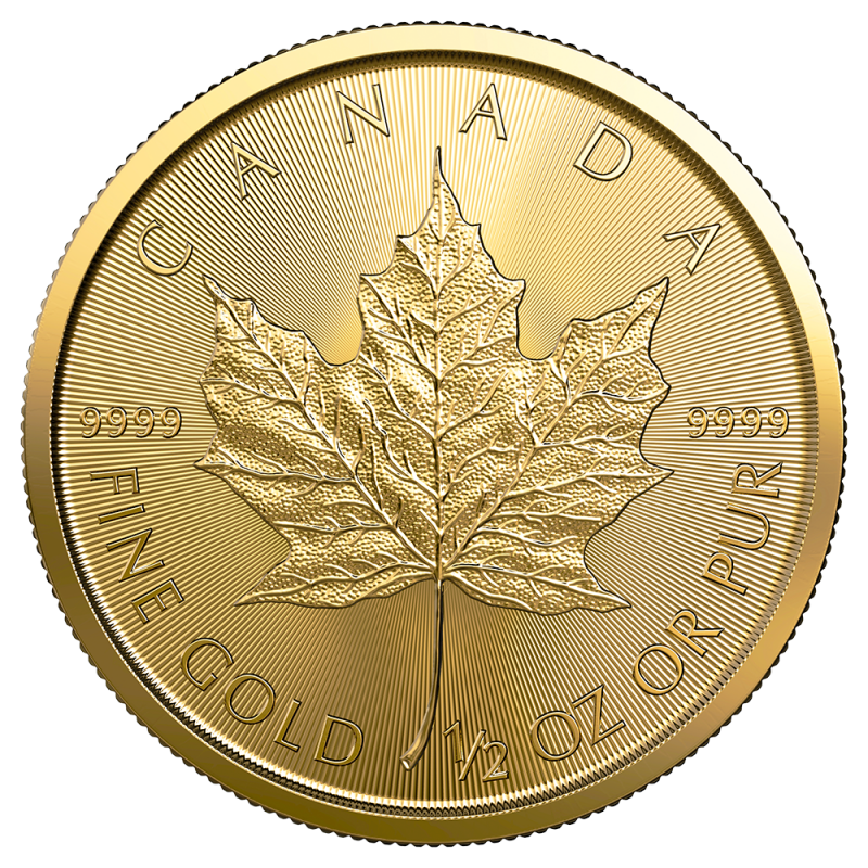 Maple Leaf 1/2 Unze Goldmünze 2023