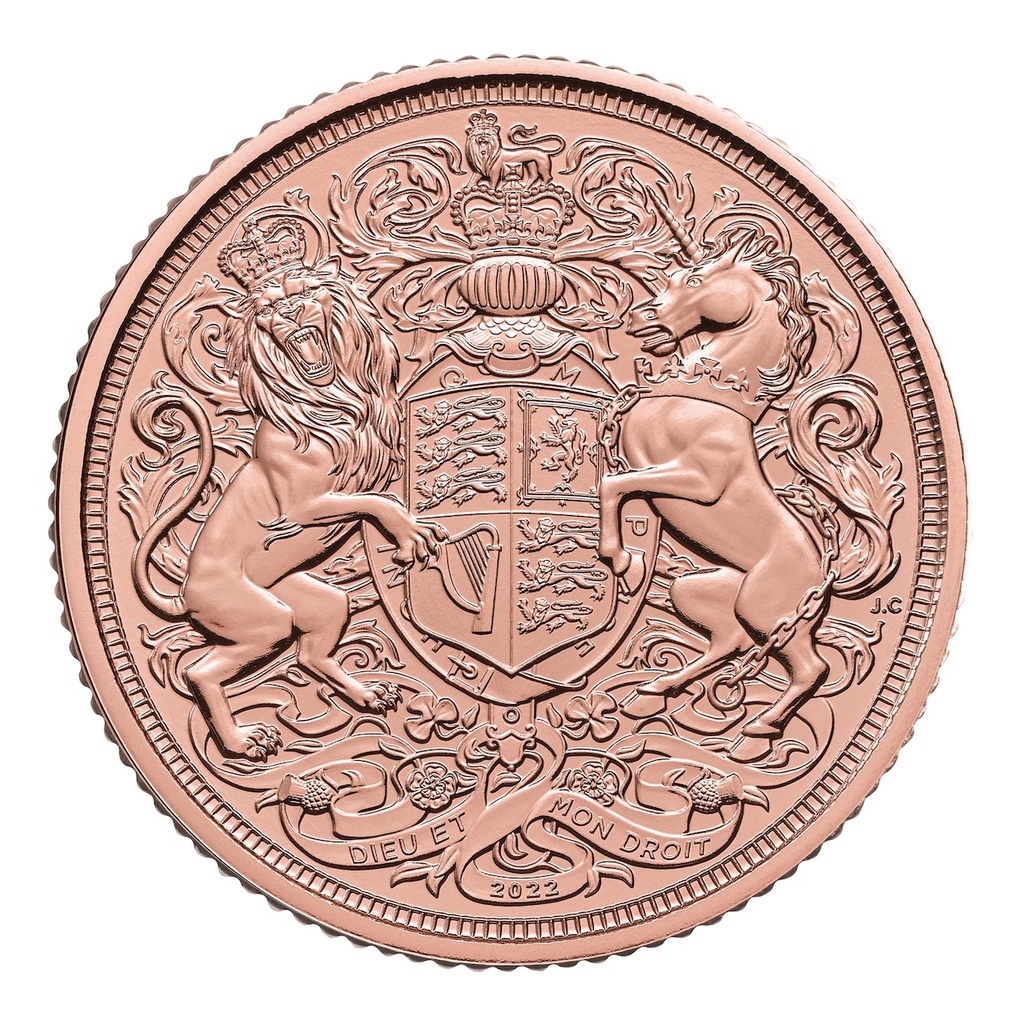 Memorial Full Sovereign King Charles Goldmünze 2022