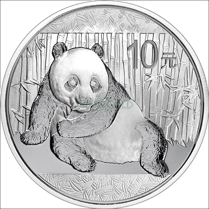 China Panda 1 Unze Silbermünze 2015 | differenzbesteuert