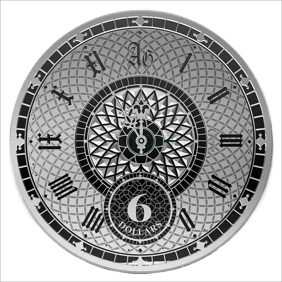 Tokelau Chronos 1 Unze Silbermünze 2022 | differenzbesteuert