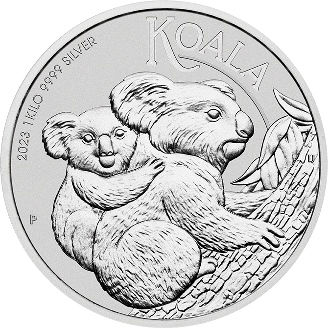 Koala 1 Kilo Silbermünze 2023 differenzbesteuert