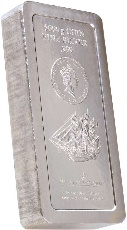Cook Islands Münzbarren 5 Kilo Silber | differenzbesteuert