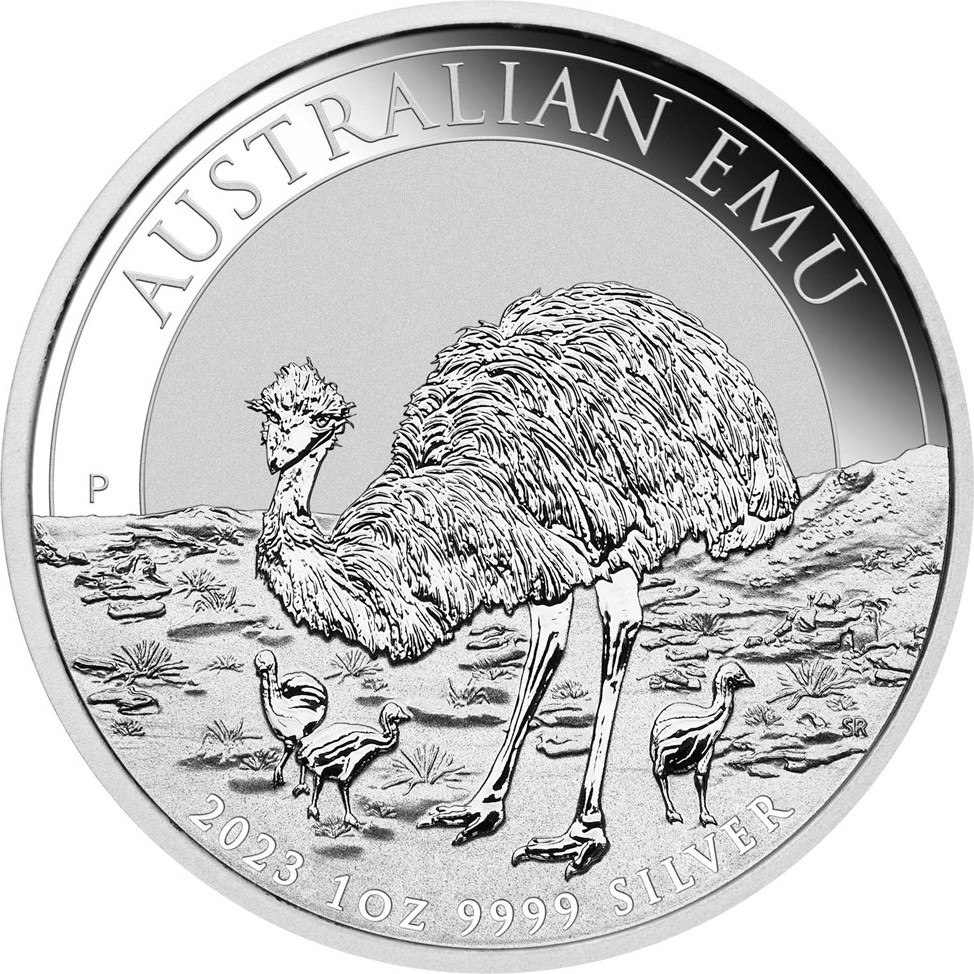 Australien Emu 1 Unze Silbermünze 2023 differenzbesteuert