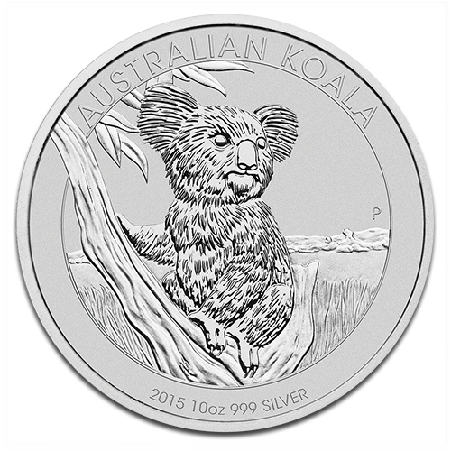 Koala 10 Unzen Silbermünze 2015 | differenzbesteuert