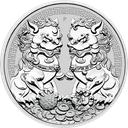 Australian "Chinese Myths & Legends" Double Pixiu 1 Unze Silbermünze 2020 | differenzbesteuert