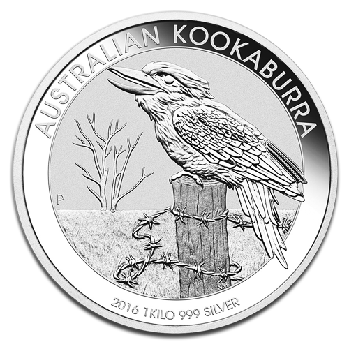 Kookaburra 1 Kilo Silbermünze 2016 differenzbesteuert