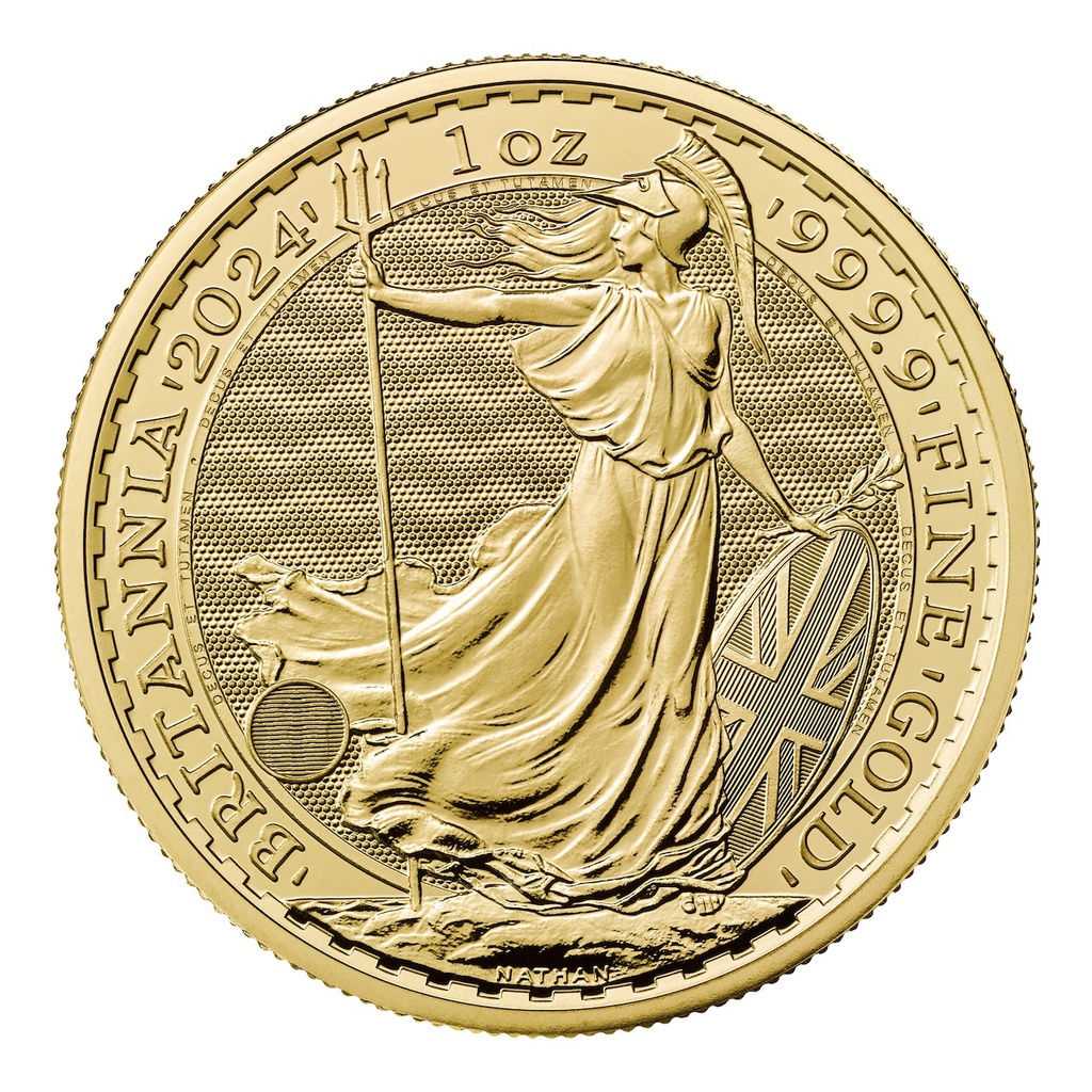 Britannia King Charles III 1 Unze Goldmünze 2024