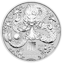 Lunar III Drache 1/2 Unze Silbermünze 2024 | differenzbesteuert