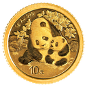 China Panda 1g Goldmünze 2024