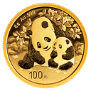 China Panda 8g Goldmünze 2024