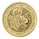 Tudor Beasts Seymour Unicorn 1 Unze Goldmünze 2024