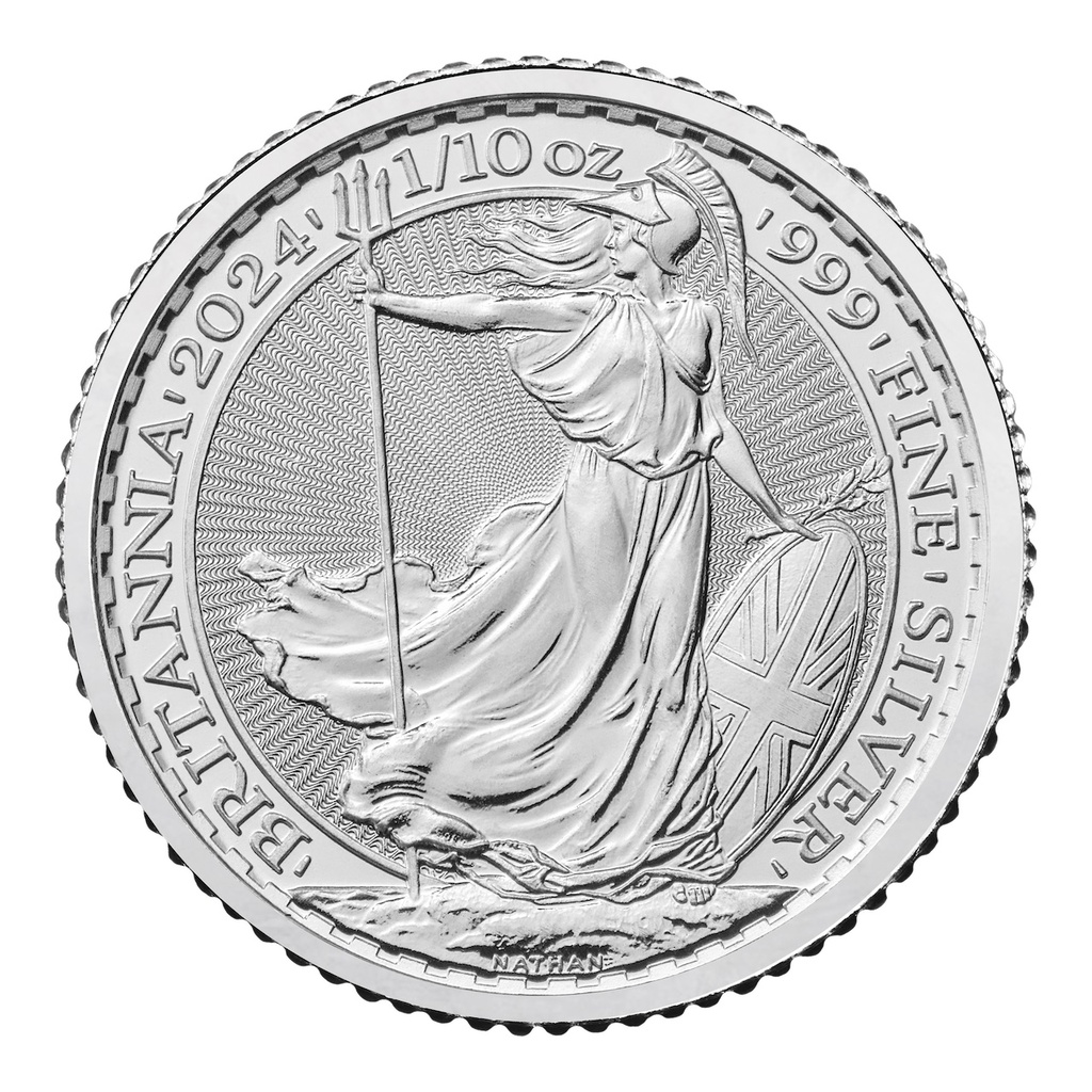 Britannia 1/10 Unze Silbermünze 2024 | differenzbesteuert