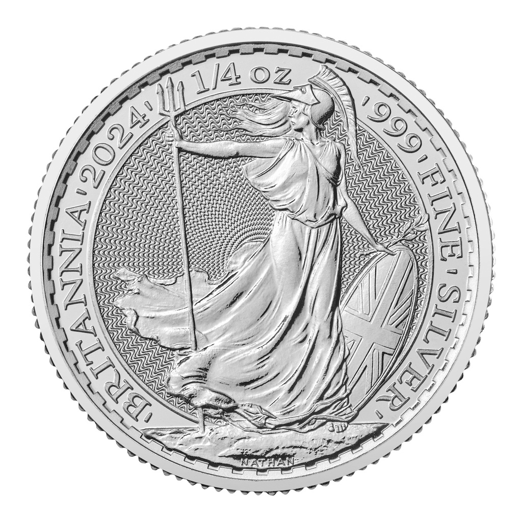 Britannia 1/4 Unze Silbermünze 2024 | differenzbesteuert
