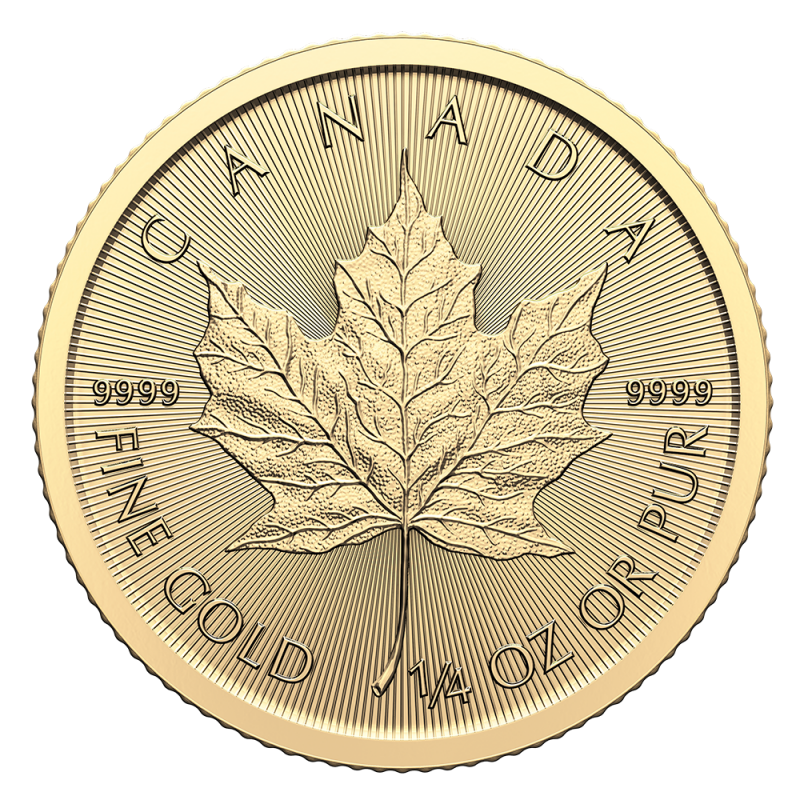 Maple Leaf 1/4 Unze Goldmünze 2024