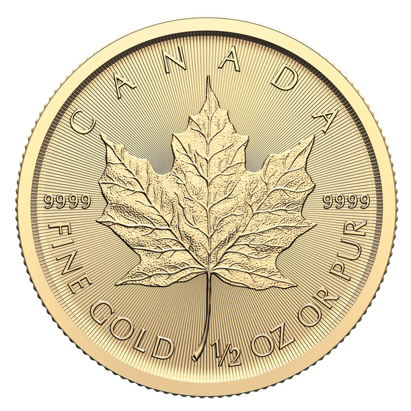 Maple Leaf 1/2 Unze Goldmünze 2024