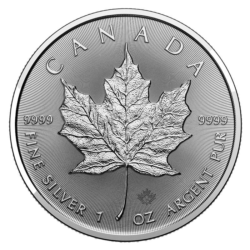 Maple Leaf 1 Unze Silbermünze 2024