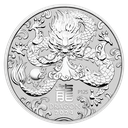 Lunar III Drache 1 Kilo Silbermünze 2024 | differenzbesteuert