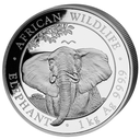 Somalia Elefant 1 Kilo Silbermünze 2021 differenzbesteuert