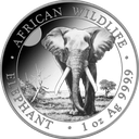 Somalia Elefant 1 Unze Silbermünze 2025 | differenzbesteuert