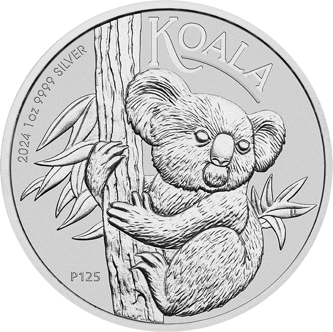 Koala 1 Unze Silbermünze 2024 differenzbesteuert