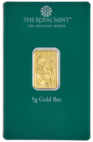 5 Gramm Goldbarren | Royal Mint - Merry Christmas