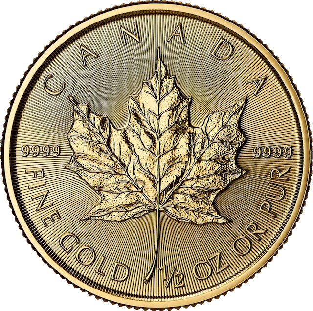 Maple Leaf 1/2 Unze Goldmünze 2025