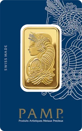 31,1 Gramm (1oz) Goldbarren | PAMP Fortuna