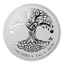 Tree of Life Irland 1 Unze Silber 2024