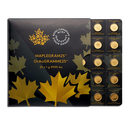 Maple Gram, 50 Cent, 25 x 1g Goldmünzen