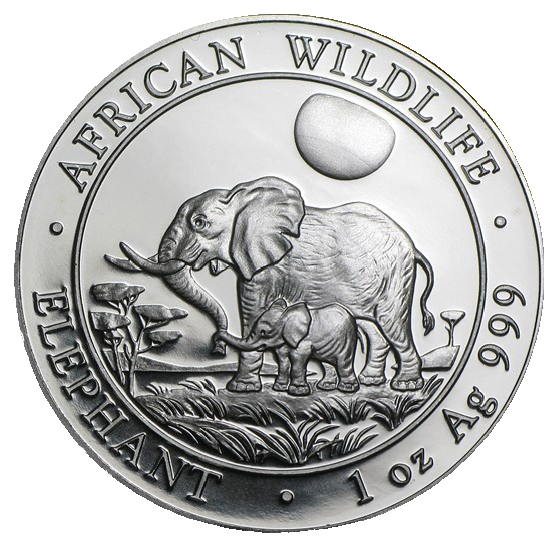 Somalia Elefant 1 Unze Silbermünze 2011 | differenzbesteuert