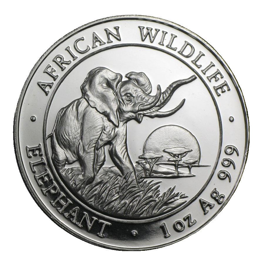 Somalia Elefant 1 Unze Silbermünze 2009 | differenzbesteuert