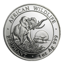 Somalia Elefant 1 Unze Silbermünze 2009 | differenzbesteuert