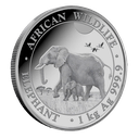 Somalia Elefant 1 Kilo Silbermünze 2022 | differenzbesteuert